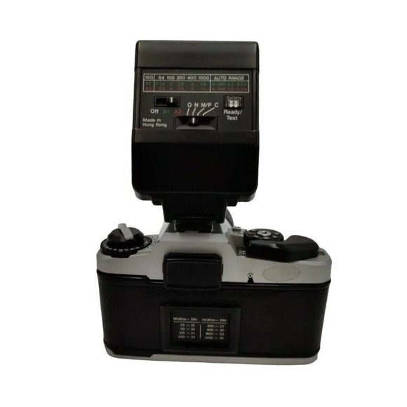 CHINON DP-5 Double Program SLR Film Camera Five Star MC 35-75MM Lens ProSpec 2X - Picture 5 of 11